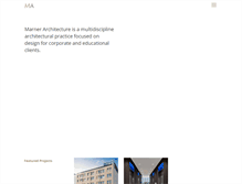 Tablet Screenshot of marnerarchitecture.com